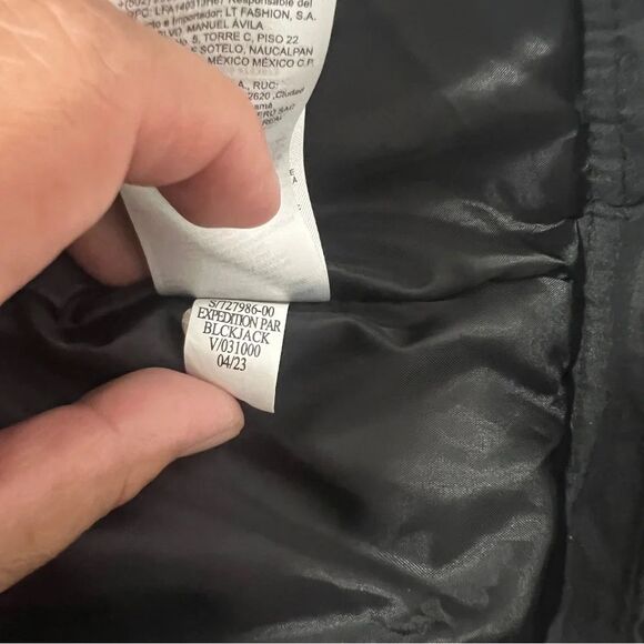 Old Navy Small (6-7) Black Boys Hooded Zip-Front Water-Resistant Jacket NWOT - Picture 11 of 11